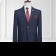 Bộ Vest Nam Xanh Đen Phối Kẻ Caro 398 #1